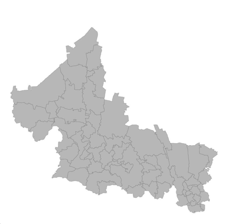 Mapa municipios San Luis Potosí
